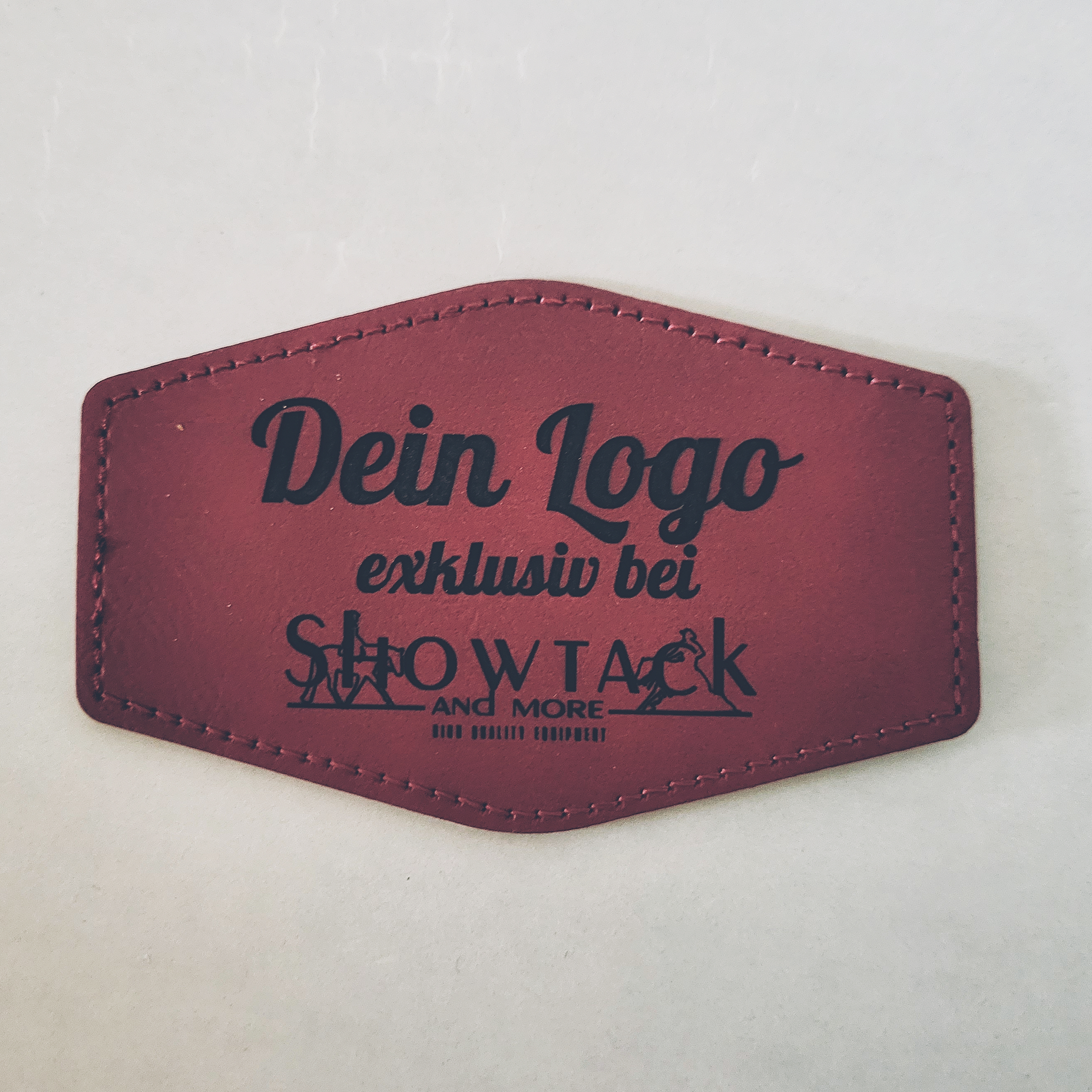 Sechseck Bordeaux schwarz
