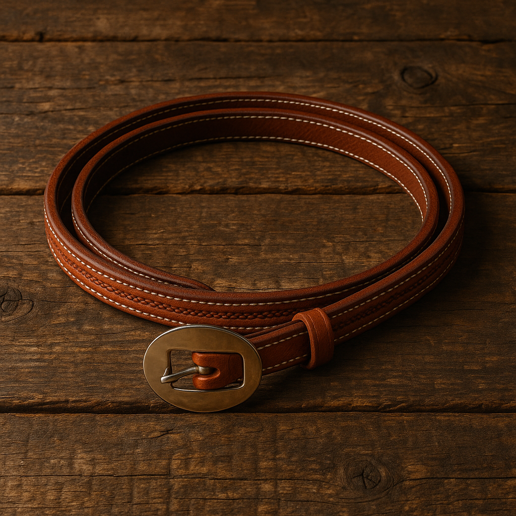 Kehlriemen für Westerntrensen (nachrüstbar) – hellbraun oder dunkelbraun