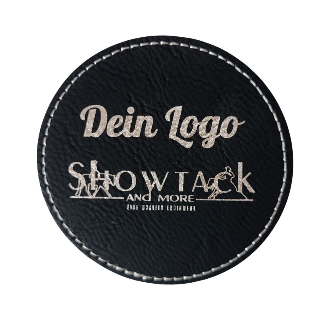 Rund Schwarz Silber