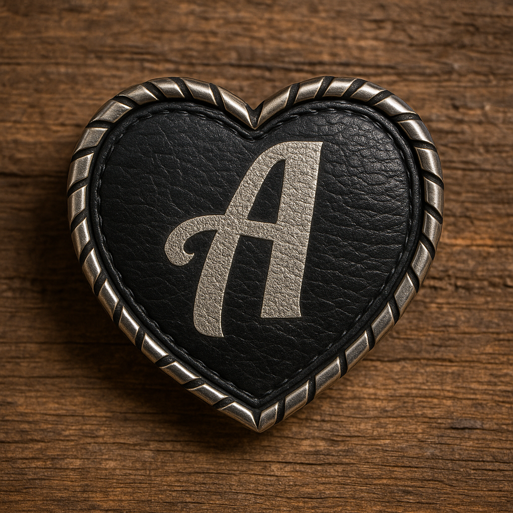 2x Custom Made Concho Heart